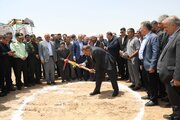 آئین کلنگ‌زنی احداث مجتمع آموزشی درمانی بیمارستان فاطمه الزهرا (س) شهرستان اشتهارد