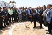 آئین کلنگ‌زنی احداث مجتمع آموزشی درمانی بیمارستان فاطمه الزهرا (س) شهرستان اشتهارد