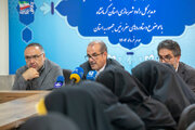 ببینید | نشست خبری معاون وزیر و مدیر عامل شرکت باز آفرینی شهری ایران در خصوص دستاورد های سفر رئیس جمهور محترم و وزیر راه و شهرسازی به استان کرمانشاه در حاشیه آئین بهره برداری از پروژه سرای محله ی فیض آباد کرمانشاه