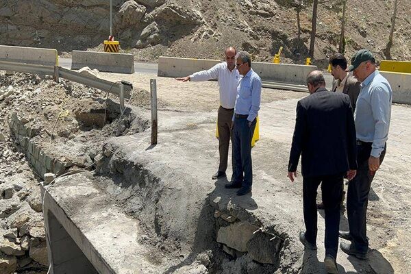 ببینید|بازدید میدانی مهندس علی زندی فر از پروژه های راهداری محور کرج کندوان