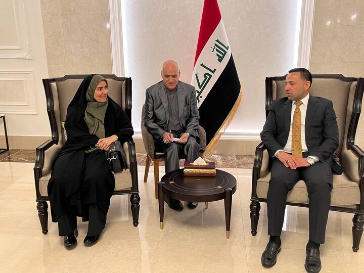 وزیر راه و شهرسازی وارد فرودگاه بغداد شد صادق بغداد