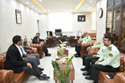 نشست مدیرکل راه و شهرسازی با فرمانده انتظامی استان سمنان