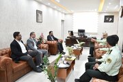 نشست مدیرکل راه و شهرسازی با فرمانده انتظامی استان سمنان