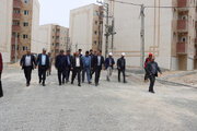 بازدید غلامرضا کاظمیان شیروان معاون شهرسازی و معماری وزارت راه و شهرسازی از پروژههای در حال اجرای طرح نهضت ملی مسکن اردبیل و دیدار با امام جمعه اردبیل