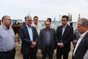 بازدید غلامرضا کاظمیان شیروان معاون شهرسازی و معماری وزارت راه و شهرسازی از پروژههای در حال اجرای طرح نهضت ملی مسکن اردبیل و دیدار با امام جمعه اردبیل