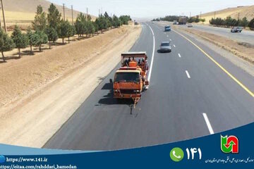 ۲۵ نقطه حادثه‌خیز ملایر در آستانه تابستان و اربعین ایمن‌سازی شد