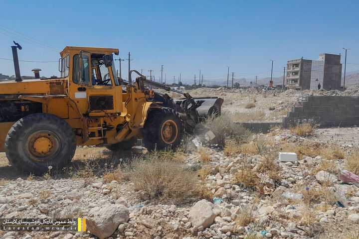 بازپسگیری بیش از ۳۸ هزار متر مربع از اراضی ملی در شهرستان مهر استان لارستان  بازپسگیری بیش از ۳۸ هزار متر مربع از اراضی ملی در شهرستان مهر