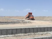 ببینید| عملیات آماده سازی سایت 79 هکتاری طرح نهضت ملی مسکن شهرستان میرجاوه