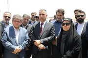 بینید | سفر وزیر راه و شهرسازی به خوزستان و بازدید از راه آهن شلمچه- بصره
