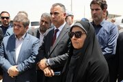 بینید | سفر وزیر راه و شهرسازی به خوزستان و بازدید از راه آهن شلمچه- بصره