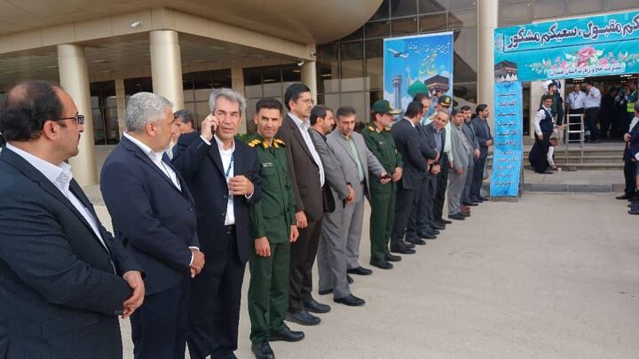 اعزام زائران حج تمتع از نوزدهمین ایستگاه پروازی «هما» هما