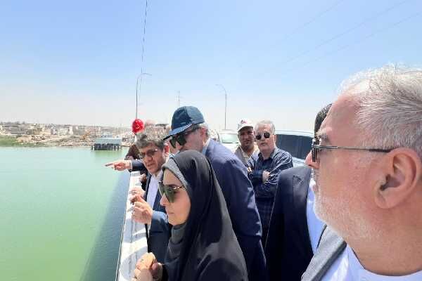 بررسی روند اجرای طرح راهآهن شلمچه- بصره با حضور وزیر راه و شهرسازی صادق