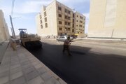 آسفالت ریزی معابر پروژه نهضت ملی مسکن سمنان