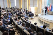 ببینید | ششمین کنفرانس ملی بتن خودتراکم با حضور معاون وزیر راه و شهرسازی و رییس مرکز تحقیقات راه، مسکن و شهرسازی در مشهد مقدس