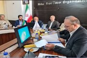 شرکت ارسلان شکری، مدیرکل راهداری و حمل و نقل جاده‌ای آذربایجان غربی، در جلسه بررسی طرح‌های ناتمام عمرانی منطقه آزاد ماکو