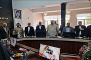 شرکت ارسلان شکری، مدیرکل راهداری و حمل و نقل جاده‌ای آذربایجان غربی، در جلسه بررسی طرح‌های ناتمام عمرانی منطقه آزاد ماکو