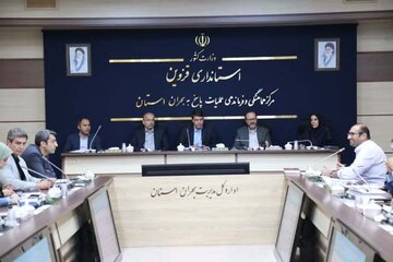 برگراری دومین جلسه کارگروه زیربنایی، توسعه روستایی، عشایری، شهری و آمایش سرزمین و محیط زیست استان قزوین