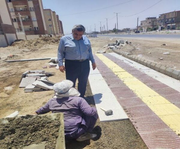 بازدید معاون مسکن و ساختمان اداره‌کل راه و شهرسازی سیستان و بلوچستان از پروژه‌های نهضت ملی مسکن زاهدان