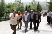 بازدید اروجعلی علیزاده معاون راهداری سازمان راهداری و حمل و نقل جاده ای با همراهی معاونت های راهداری و فنی و راه های روستائی اداره کل راهداری و حمل و نقل جاده ای آذربایجان غربی از پایانه مرزی تمرچین در راستای بررسی مسائل و مشکلات این پایانه مرزی جهت تردد زائرین اربعین حسینی(ع) برای چهارمین سال متوالی