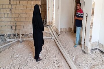 بازدید رئیس اداره شهرسازی دشتستان از طرح نهضت ملی مسکن