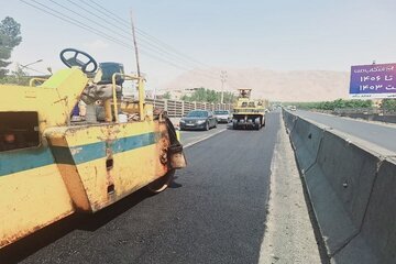 ببينيد | لکه گیری هندسی محور کمربندی خمینی شهر