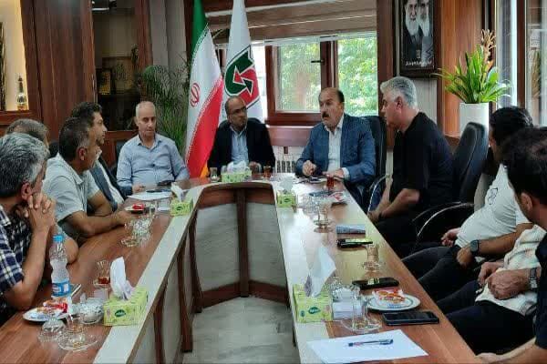 دیدار مدیرکل راهداری و حملونقل جادهای گیلان با رانندگان حملونقل کالا گیلان