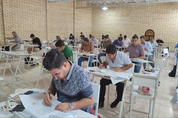 ببینید | برگزاری آزمون ورود به حرفه مهندسان در شهرهای خوزستان