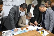 دیدار چهره به چهره معاون وزیر و مدیرعامل سازمان ملی زمین و مسکن و  پیمان آرامون مدیرکل و رئیس شورای هماهنگی راه و شهرسازی آذربایجان غربی با مردم شهرستان مهاباد