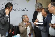 دیدار چهره به چهره معاون وزیر و مدیرعامل سازمان ملی زمین و مسکن و  پیمان آرامون مدیرکل و رئیس شورای هماهنگی راه و شهرسازی آذربایجان غربی با مردم شهرستان مهاباد
