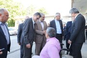 دیدار چهره به چهره معاون وزیر و مدیرعامل سازمان ملی زمین و مسکن و  پیمان آرامون مدیرکل و رئیس شورای هماهنگی راه و شهرسازی آذربایجان غربی با مردم شهرستان مهاباد