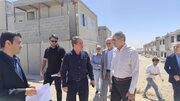 بازدید رئیس صندوق ملی مسکن کشور از طرح نهضت ملی مسکن شهرستان ماهدشت