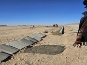 ببینید| عملیات آماده سازی سایت 90 هکتاری طرح نهضت ملی مسکن شهرستان مهرستان سیستان و بلوچستان