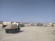 ببینید| عملیات آماده سازی سایت 17 هکتاری طرح نهضت ملی مسکن شهرستان گلشن سیستان و بلوچستان