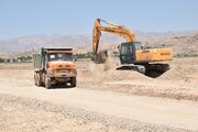ببینید | ادامه اجرای عملیات آماده سازی سایت 205 هکتاری نهضت ملی مسکن سمنان
