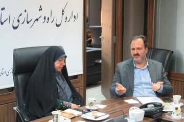 دیدار نماینده مجلس شورای اسلامی با مدیر کل راه و شهرسازی