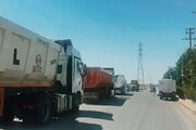 ویدیو| بازگشت ناوگان حمل و نقل کالاهای اساسی از بندر امام به سمت استان های چهارمحال و بختیاری و اصفهان