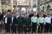 ببینید|حضور جمعی از کارکنان و معاونین اداره کل راهداری و حمل و نقل جاده‌ای استان البرز در مراسم بزرگداشت سی و ششمین سالروز ارتحال حضرت امام خمینی (ره) در کرج