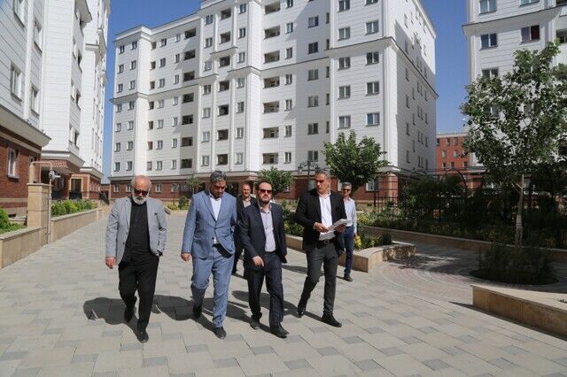 بازدید معاون توسعه مدیریت و منابع شرکت عمران شهرهای جدید از شهر جدید اندیشه بازدید
