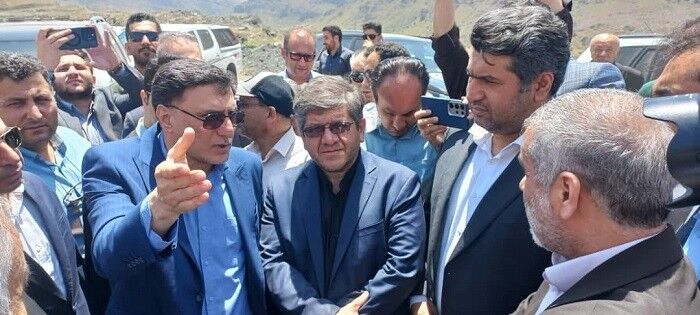 بازدید مدیرعامل راه آهن و نایب رئیس مجلس از راه آهن میانه _ اردبیل/ نوای سوت قطار در اردبیل تا پایان سال ذاکری