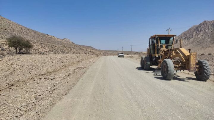 پیشرفت ۷۵ درصدی در تکمیل محور روستایی دراگاه شهرستان حاجی‌آباد هرمزگان