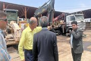 ببینید|بازدید میدانی مهندس علی زندی فر مدیر کل راهداری و‌حمل‌و‌نقل جاده ای استان البرز از اداره ماشین آلات ‌راهداری نظرآباد