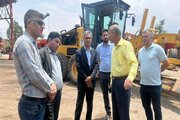 ببینید|بازدید میدانی مهندس علی زندی فر مدیر کل راهداری و‌حمل‌و‌نقل جاده ای استان البرز از اداره ماشین آلات ‌راهداری نظرآباد
