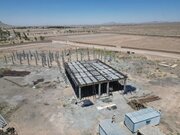ببینید| ساختمان در دست ساخت فرمانداری شهرستان تفتان سیستان و بلوچستان