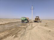 ببینید| عملیات آماده سازی سایت ۱۰۷ هکتاری طرح نهضت ملی مسکن شهرستان سیب و سوران سیستان و بلوچستان