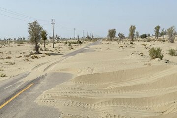 ببینید| گزارش تصویری ماسه روبی نوار ساحلی طلادر شرق شهرستان جاسک هرمزگان