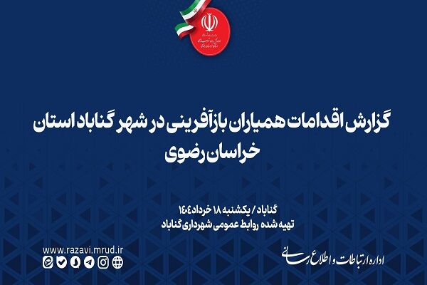 ویدیو | گزارش اقدامات همیاران بازآفرینی در شهر گناباد استان خراسان رضوی