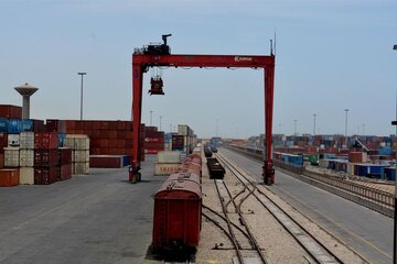 افزایش ۱۳۱ درصدی ترانزیت ریلی از بندر شهید رجایی در ۲ماه نخست امسال