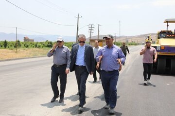 پیشرفت ۵۵ درصدی قطعه دوم محور نقده-پیرانشهر