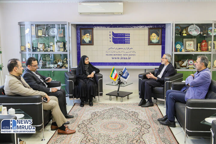 وزیر راه و شهرسازی از خبرگزاری ایرنا بازدید کرد 1234