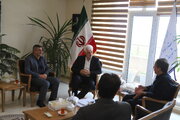 ببینید | دیدار مدیرکل راه و شهرسازی با مدیر شعب بانک ملی استان البرز